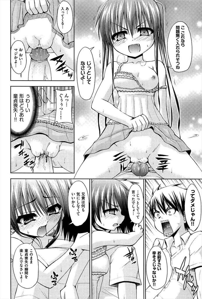 【エロ漫画】【エロ漫画】好きな人をヤリチンにとられた兄の童貞をもらう妹JK…殴って倒れてる兄にフェラして自ら挿入し中出しセックス【実々みみず:馬鹿は死んでも直らない】